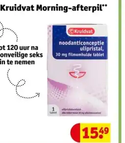 Kruidvat kruidvat Morning-afterpil aanbieding