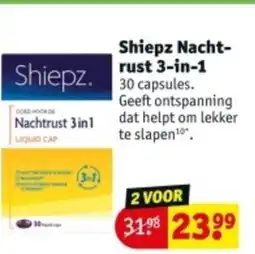 Kruidvat Shiepz Nacht rust 3-in-1 aanbieding
