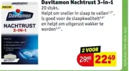 Kruidvat Davitamon Nachtrust 3 in 1 aanbieding