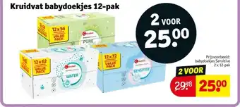Kruidvat Kruidvat babydoekjes aanbieding