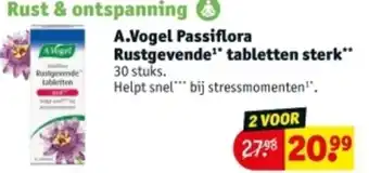 Kruidvat A.Vogel Passiflora Rustgevende tabletten sterk aanbieding