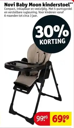 Kruidvat Novi Baby Moon kinderstoel aanbieding