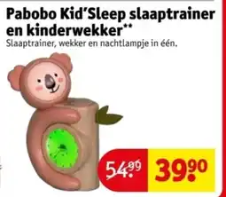 Kruidvat Pabobo Kid'sleep slaaptrainer en kinderwekker aanbieding