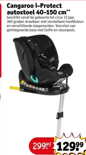 Kruidvat Cangaroo i-Protect autostoel aanbieding