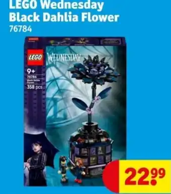Kruidvat LEGO Wednesday Black Dahlia Flower aanbieding