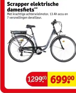 Kruidvat Scrapper elektrische damesfiets aanbieding