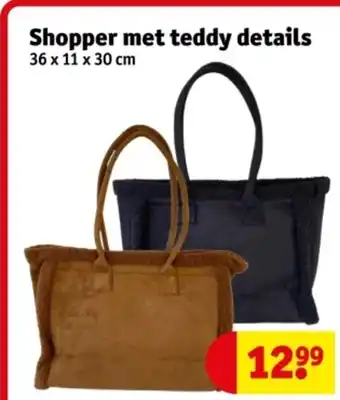 Kruidvat Shopper met teddy details aanbieding
