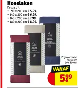 Kruidvat Hoeslaken aanbieding