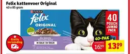 Kruidvat Felix kattenvoer Original aanbieding