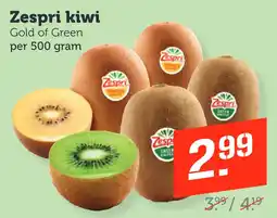 Coop Zespri kiwi Gold of Green aanbieding