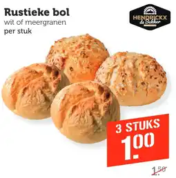 Coop Rustieke bol wit of meergranen aanbieding
