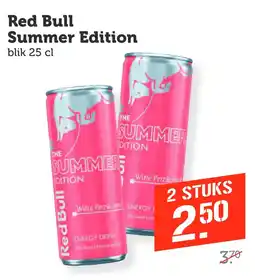 Coop Red Bull Summer Edition aanbieding