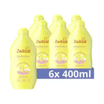 Plein.nl 6x Zwitsal Bodylotion 400 ml aanbieding