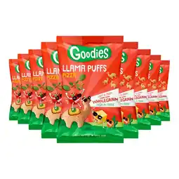 Plein.nl 9x Goodies Snack Llama Puffs Pizza aanbieding