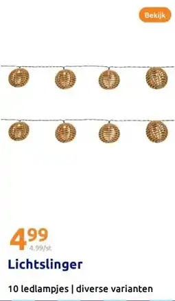 Action Lichtslinger aanbieding