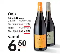Sligro Onix aanbieding