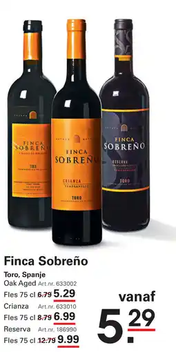 Sligro Finca Sobreño aanbieding