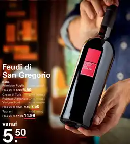 Sligro Feudi di San Gregorio aanbieding