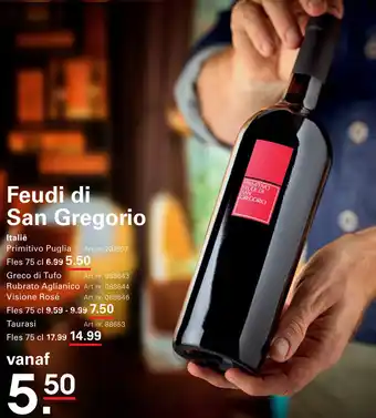 Sligro Feudi di San Gregorio aanbieding