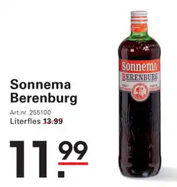 Sligro Sonnema Berenburg aanbieding