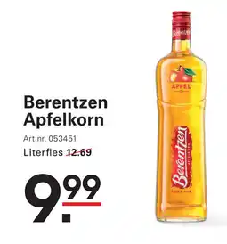 Sligro Berentzen Apfelkorn aanbieding