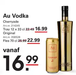 Sligro Au Vodka aanbieding