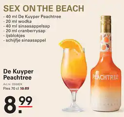 Sligro De Kuyper Peachtree aanbieding