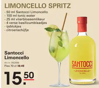 Sligro Santocci Limoncello aanbieding