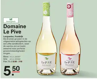 Sligro Domaine Le Pive aanbieding