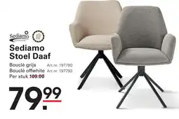 Sligro Sediamo Stoel Daaf aanbieding
