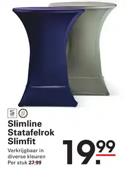 Sligro Slimline Statafelrok Slimfit aanbieding
