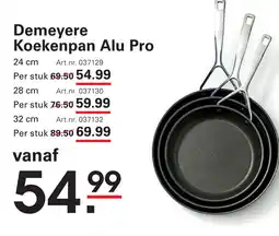 Sligro Demeyere Koekenpan Alu Pro aanbieding