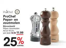Sligro ProChef Peper en zoutmolen aanbieding