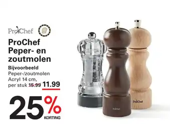 Sligro ProChef Peper en zoutmolen aanbieding
