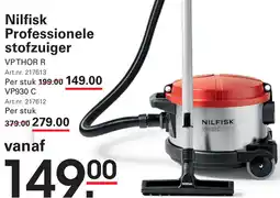 Sligro Nilfisk Professionele stofzuiger aanbieding