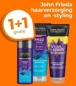 Trekpleister John Frieda haarverzorging en styling aanbieding