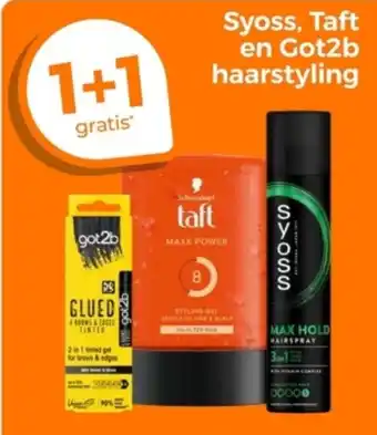 Trekpleister Syoss, Taft en Got2b haarstyling aanbieding