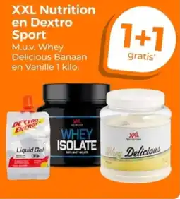 Trekpleister XXL Nutrition en Dextro Sport aanbieding