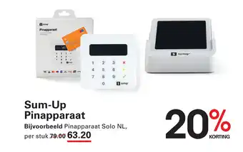 Sligro Sum-Up Pinapparaat aanbieding