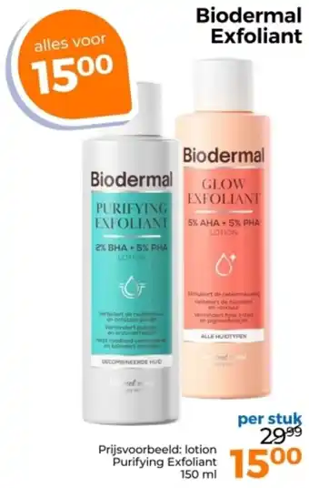 Trekpleister Biodermal Exfoliant aanbieding