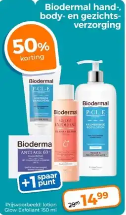 Trekpleister Biodermal Hand, Body en Gezichtsverzorging aanbieding