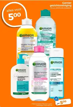 Trekpleister Garnier gezichtsreiniging aanbieding