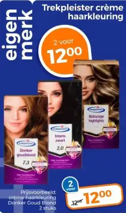 Trekpleister Trekpleister crème haarkleuring aanbieding