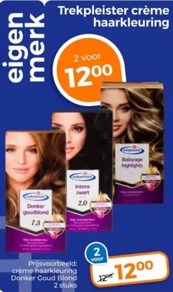 Trekpleister Trekpleister crème haarkleuring aanbieding