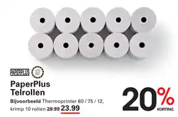 Sligro PaperPlus Telrollen aanbieding
