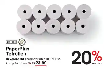 Sligro PaperPlus Telrollen aanbieding