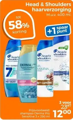 Trekpleister Head & Shoulders Haarverzorging aanbieding