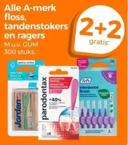 Trekpleister Alle A-merk floss, tandenstokers en ragers aanbieding