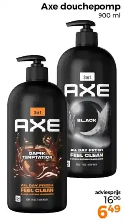 Trekpleister Axe Douchepomp aanbieding