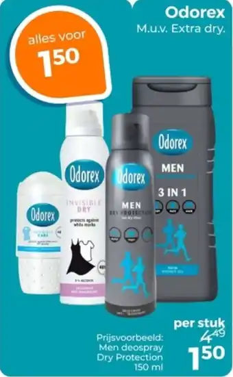 Trekpleister Odorex aanbieding